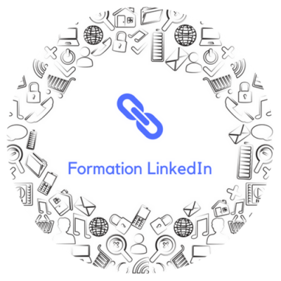 Formation LinkedIn button - circle